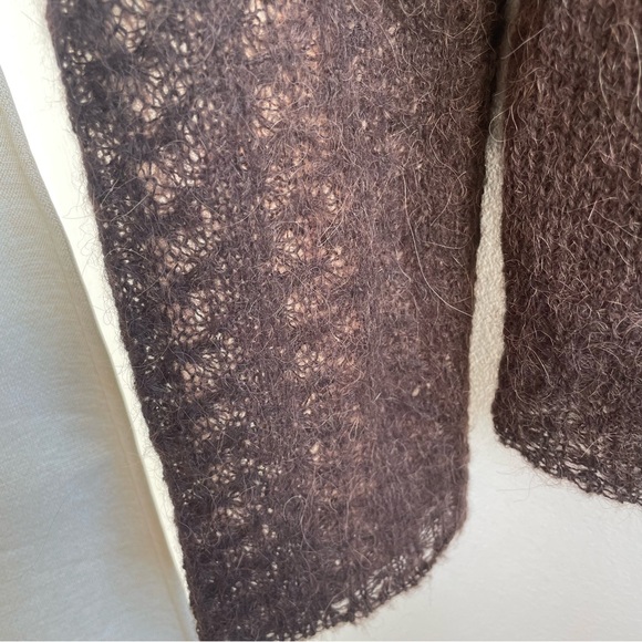 Alpaca Women's wrap lightweight Cardigan - Picture 5 of 8